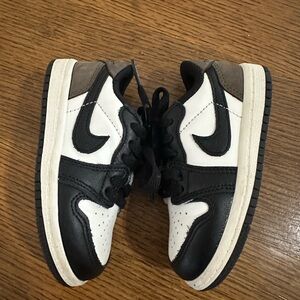Kids Black and White Sneakers